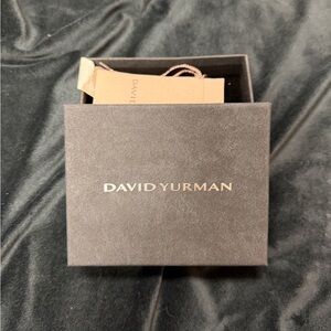 David Yurman Gold and Silver Ring with Pouch